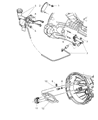 Dodge Clutch Master Cylinder Diagram - 52110495AG
