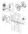 Jeep Wrangler Flywheel Diagram - 53020519AB