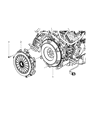 2016 Dodge Challenger Pressure Plate Diagram - 5038119AH