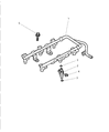 Chrysler Concorde Fuel Rail Diagram - 5080666AA