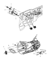 Jeep Clutch Slave Cylinder Diagram - 52129184AG