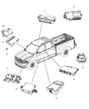 Ram Body Control Module Diagram - 68236153AD