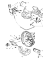 Dodge Ram 1500 Clutch Master Cylinder Diagram - 52110496AD