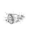 2007 Dodge Nitro Manual Transmission Extension Housing Seal Diagram - 5099840AA