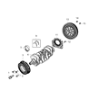 Dodge Flywheel Diagram - 68033536AD