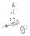 Jeep Flywheel Diagram - 68056958AA