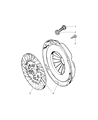 Jeep Cherokee Pressure Plate Diagram - 68044869AA