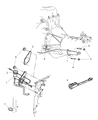 2004 Jeep Liberty Clutch Master Cylinder Diagram - 52109746AB