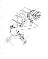 Dodge Clutch Master Cylinder Diagram - 68437474AA