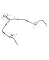 Dodge Dart Parking Brake Cable Diagram - 68082061AJ