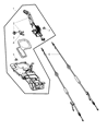 2011 Jeep Liberty Parking Brake Cable Diagram - 52125206AF