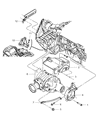 Chrysler Transfer Case Diagram - 4641966AI