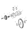 Dodge Sprinter 2500 Flywheel Diagram - 68050865AA