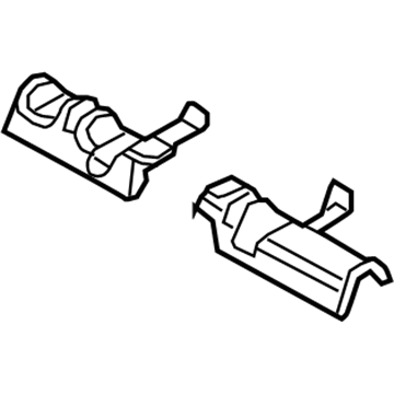 Mopar 1TM602X9AB Shield Riser Front Floor Bracket 1TM602X9AB Mopar Shield Riser Front Floor Bracket Illustration 1 of 1