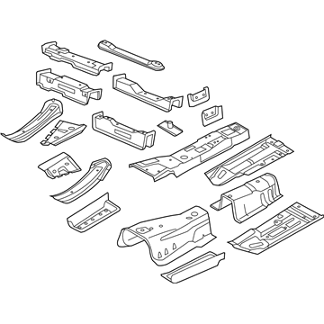 Chrysler 68043494AL PAN Front Floor