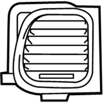 Mopar 1TF92DX9AA Outlet A/C & Heater Mopar 1TF92DX9AA Outlet A/C & Heater