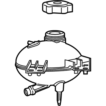 Jeep 68248083AA RESERVOIR Coolant Recovery