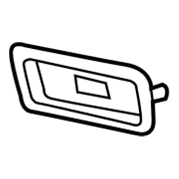 Jeep 68157231AA BEZEL Front Fascia Tow Hook