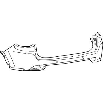 Jeep 68351583AA FASCIA Rear Upper Primed