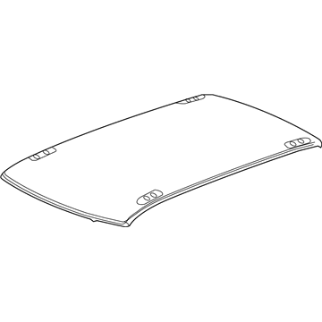 Dodge 68250100AA PANEL Roof Without Sunroof Opening