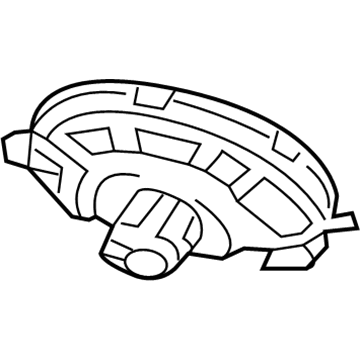 Mopar 68272200AB Speaker Rear 6X9