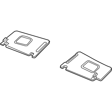Mopar 5VW56MS7AA Visor 5VW56MS7AA Mopar Visor Illustration 1 of 1