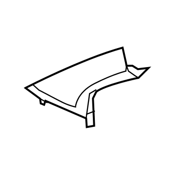 Mopar 1AX70HDAAF Molding Windshield Garnish