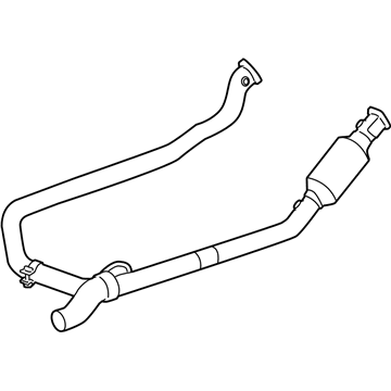 Dodge 55366117AD PIPE AND CONVERTER Exhaust