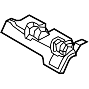 Mopar 1YA082X9AA Shield Riser Floor Shield 1YA082X9AA Mopar Shield Riser Floor Shield Illustration 1 of 1