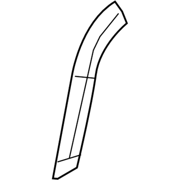 Jeep 1UW93RXFAC MOLDING Rear Door Wheel Flare