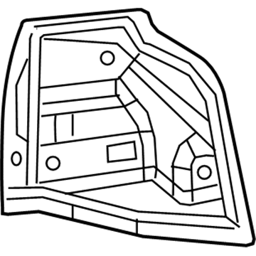 Dodge 68265434AD PANEL Taillamp Mounting