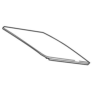 Jeep 68289868AA GLASS Sunroof Front Glass