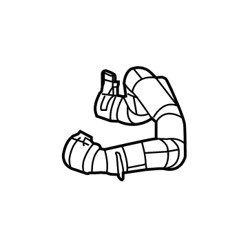 Jeep 68287422AA HOSE AND CLAMP Radiator Outlet