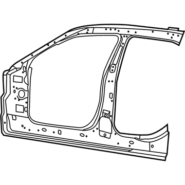 Mopar 68436610AA Panel Bodyside Aperture Inner Front