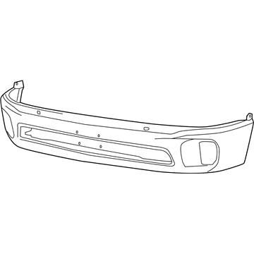 Ram 6NR12TZZAA BUMPER Front