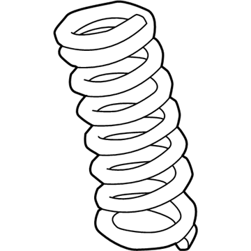 Chrysler 68083431AA SPRING Rear Coil