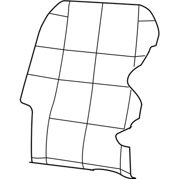 1LC341D5AA Mopar Cover Rear Seat Back Illustration 1 of 1