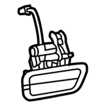 Jeep 1YK38JRPAC HANDLE Liftgate