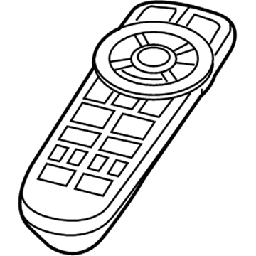 Mopar 68239853AC Remote Wireless Infrared 68239853AC Mopar Remote Wireless Infrared Illustration 1 of 1