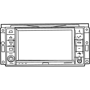 Dodge 68258401AE RADIO MULTI Media