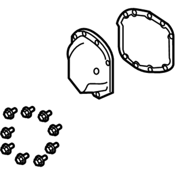 Jeep 68391563AA COVER KIT Differential