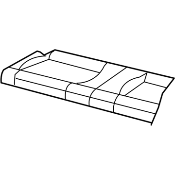 Jeep 5MG66JFJAA COVER Rear Seat Cushion
