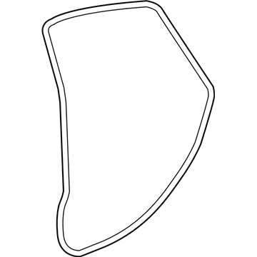 Chrysler 68144967AC WEATHERSTRIP Rear Door Opening