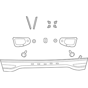 Dodge 68100684AC APPLIQUE Deck Lid