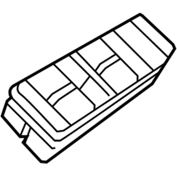 Dodge 68319802AA SWITCH AND BEZEL Front Door