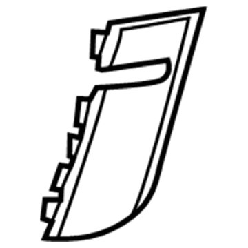 Dodge 6EY79TZZAB EXTENSION Front Fascia