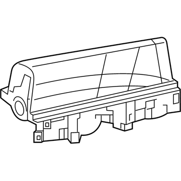 Mopar 5YK23TX7AC Bin Glove Box Open 5YK23TX7AC Mopar Bin Glove Box Open Illustration 1 of 1