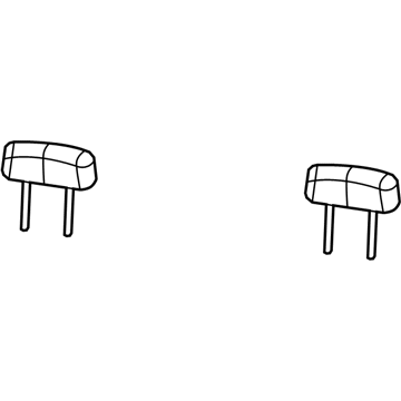 Ram 5YH45JRRAA HEADREST Rear Center