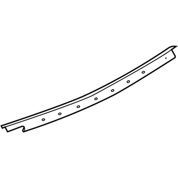 Mopar 68096404AF Weatherstrip, Door Belt Outer