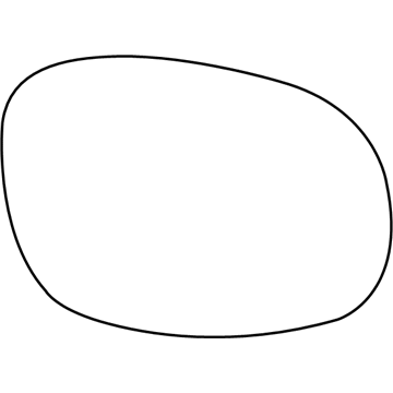Dodge 68252724AA GLASS Mirror Replacement